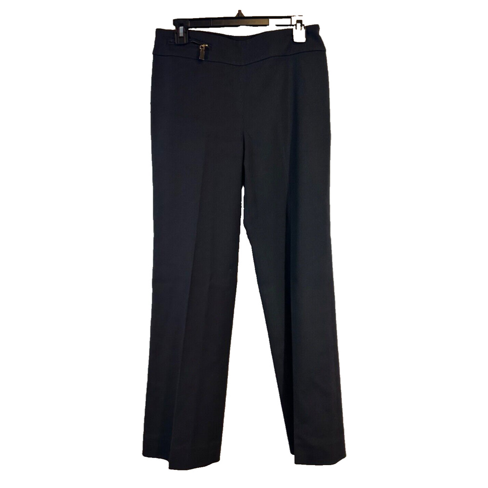 Worth - Size 8 Black Career Pants Cotton Nylon Blend USA Straight C25